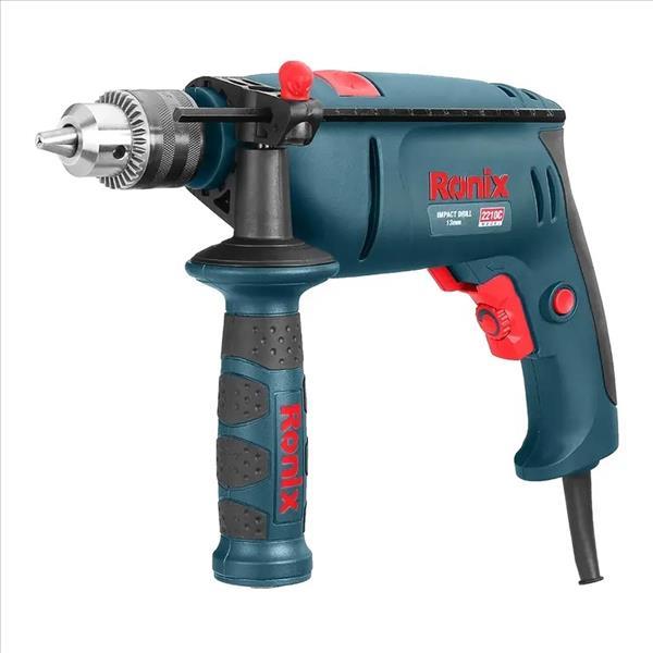 دریل برقی چکشی 13 میلی‌متری آچاری 810 وات 3000 دور - Ronix 2210c